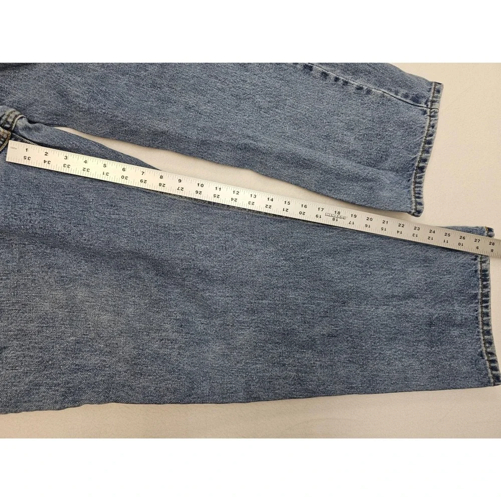 Levis 550 Relaxed Fit Jeans Mens 48x29 Medium Wash Blue Denim Tapered 100 Cotton